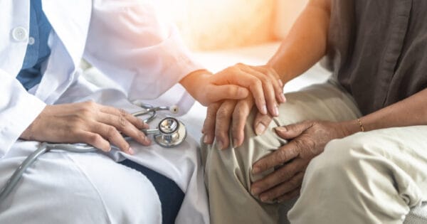 A doctor providing Medicare covered services to a retiree